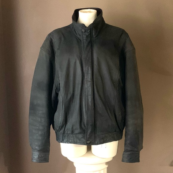 Expressions Worldwide Men’s vintage Leather Jacket - Picture 1 of 4